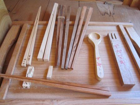木工体験（マイ箸作り）